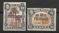 Nyassa port. x D668 fauna żyrafa MH VF