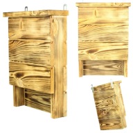 SCHRON BUDKA LĘGOWA DLA NIETOPERZY OPALANA WYTRZYMAŁA KARMNIK NIETOPERZY