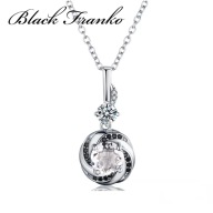 Naszyjnik s10 Platerowany Platyną CZ / Spinel – Franko