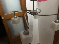 Lampa wisząca 4 punktowa axel inox E14