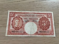 Jamajka - 5 dolarów - 1957 - rzadki