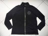 CRIVIT CZARNA ROZPINANA damska BLUZA r 48 = XXXL