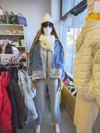 Komplet dresowy damski M/L/XL bawełna z jeansem !!!