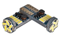 POSTOJÓWKI LED W5W CANBUS 15 SMD 4014 BIAŁE 12V