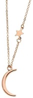 Naszyjnik Łańcuszek Księżyc i Gwiazda