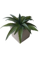 SZTUCZNA ROŚLINA ALOES W DONICZCE FEJKA