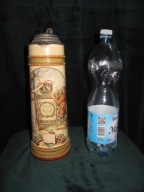 UNIKAT,Kufel Stary METTLACH 2,5L 37 CM-XXL-