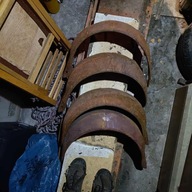 Nadkola zewnetrzne nadkola L+P przednie szerokie Fiat 126P FL EL