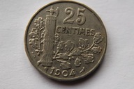 25 CENTIMES 1904 R. FRANCJA - FZ93