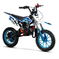 Mini Cross XTR 701 49cm3 PULL START Spalinowy dla dzieci 6+Czarno-Niebieski