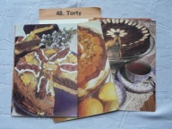 TORTY ZESTAW 9 POCZTÓWEK Z PRZEPISAMI PLUS KARTA TYTUŁOWA