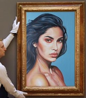 VibRaMy - BOGINI Duży Obraz Olejny Malowany Ręcznie