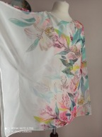 WALLIS TUNIKA swobodna DUŻE KWIATY dżety 42/44