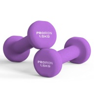 Hantle powlekane/gumowane stałe Proiron 2x 1,5 kg