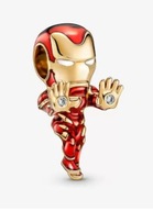 CHARMS iron man marvel avengers logo próba 925