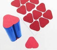 2x Izolator z klejem na 3 ogniwa 18650