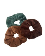 ZESTAW 3 X GUMKA DO WŁOSÓW SCRUNCHIE WELUROWA