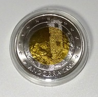 Wzór Specimen 2 Euro Andora 2004 Oryginał