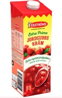 ekstroms ekstra JORDGUBBS KRAM 1000ml gotowy truskawkowy kisiel SZWEDZKI