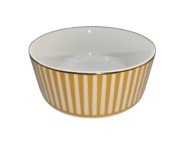 HARMONY MISECZKA PORCELANOWA ŻÓŁTA 13 x 5,5 cm