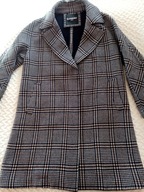 płaszczyk jesienny krata M/L + kardigan gratis