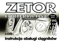 Zetor Forterra HSX 100/110/120/130/140 - instrukcja obsługi PL (2/2013)