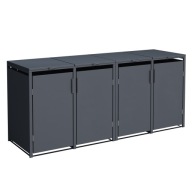 Zabudowa koszy na śmieci boks śmietnikowy, 4x240 litrów