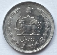 IRAN 2 RIALE 1976 2535 / 50 lat dynastii Pahlawi