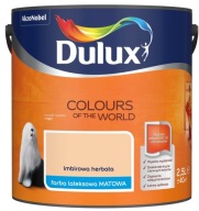 DULUX ŚWIATA FARBA LATEKSOWA ŚCIENNA Imbirowa Herbata 5L