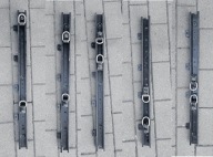 Listwy mocowania łądunku komplet Trafic II Vivaro