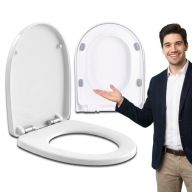 DESKA WC WOLNOOPADAJĄCA DUROPLAST UNIWERSALNA CERSANIT KOŁO ROCA MAREANI