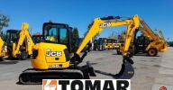 JCB 55Z-1 55Z-1 2023 MTH koparka gasienicowa 5 ton 51r-1 8050 8065 cat ku