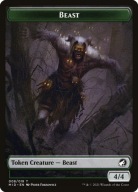 Karta Magic: The Gathering Beast Token (MID 008)