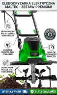 Gleboglezarka Ogrodowa Elektryczna Do Ziemi Kultywator Do Gleby 1500W 36CM