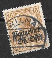 &OKUPACJA NIEMIECKA (ON) ROCZNIK 1916 Fi 22b kas. gw/opis - PRZEDRUKOWE