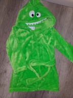 Zielony szlafrok krokodyl 5.10.15 rozmiar 98/104 stan idealny