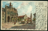 Erfurt Rathaus u. Fischmarkt - Martin's 1900