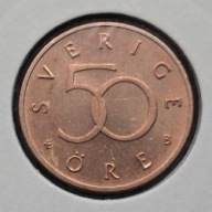 *SZWECJA [0464]*50 Ore 2002 (SVERIGE) Karol XVI Gustaw, Korona szwedzka