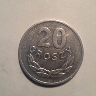 20 groszy 1985, piękna, SKRĘTKA.