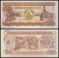 BNB - MOZAMBIK 50 Meticais 1986 AM 1539232 # P129b # UNC