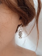 Kolczyki rybie ości