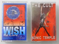 2 kasety The Cure - Wish , The Calt - Sonic Temple