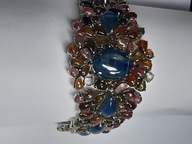 SZAFIR GWIAZDZISTY TURMALINY BRANSOLETA