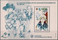 Brazylia 1984 Znaczki Blok 66 ** harcerstwo