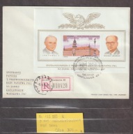 Polska - blok 132 na liście R z kas. okolicznościowym.