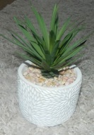 sztuczny kaktus w doniczce