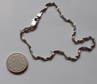 Vintage*używana, srebrna bransoletka -srebro 925