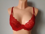 Śliczna markowa bielizna H M EUR 85C soczysta czerwień