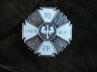 Odznaka pułkowa 70 pułk piechoty Wielkopolskiej-Pleszew