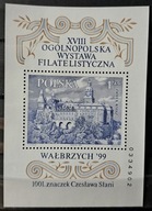 Polska Fi 3638 b blok 165 stan ** ( 1999 ) Numer bloku 0156920